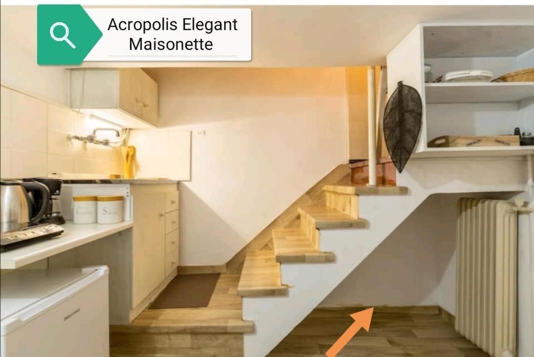 Acropolis Elegant Maisonette By Lodgespot Athén Kültér fotó